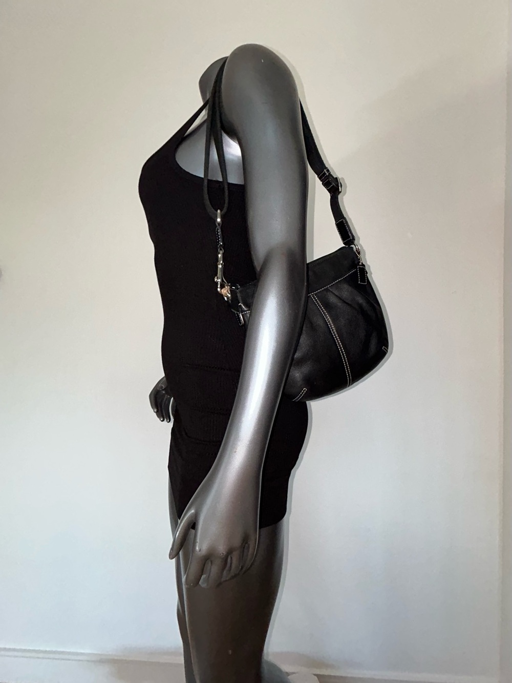 VINTAGE Y2K COACH SoHo Pleated Leather